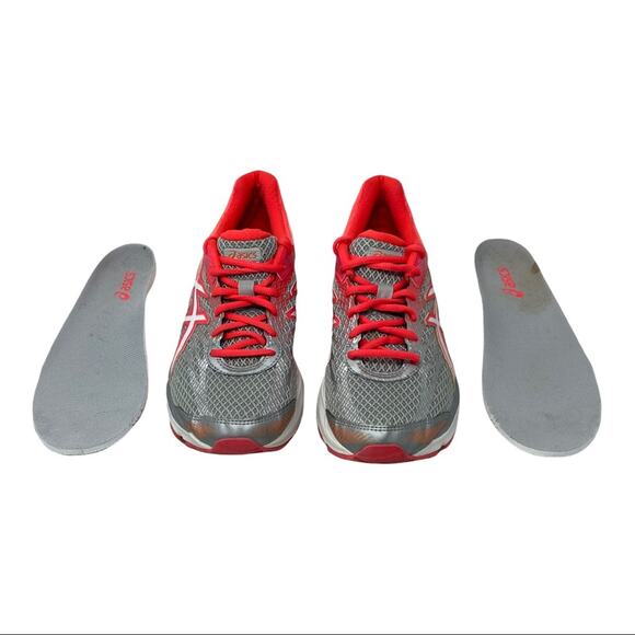 ASICS Gel-Flux 4 In Midgrey White Diva Pink Athletic Running Shoe Womens Size 9 - Picture 8 of 10